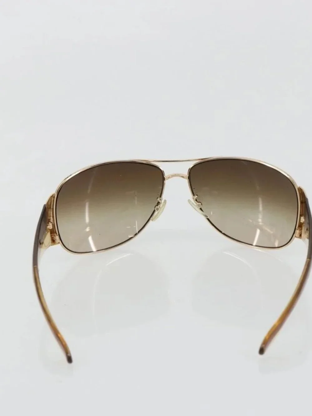 PRADA Tortoise Sunglasses plastic Brown Auth
